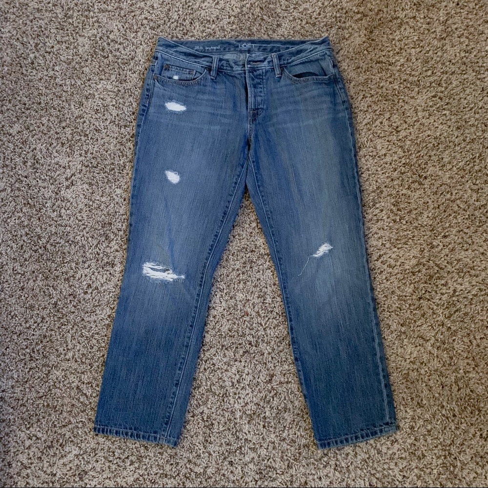 LOFT Boyfriend Jeans